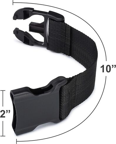 انداستريال بابي سرج تمديد حزام الصدر للكلاب - سترة كلاب الخدمة، سترة كلاب علاجية، سترة كلاب داعمة عاطفية، وغيرها - اضافة ما يصل إلى 10 انش إلى حزام محيط الجسم in Kuwait