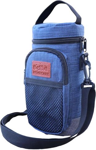 حامل زجاجة مياه معزول من Fivean مع حزام لـ 4ALLFAMILY BASE MODEL COOLER ومبرد صغير الحجم DISONCARE 60H COOLER لزجاجات مياه 25/32/40OZ للتخييم والسفر in Kuwait