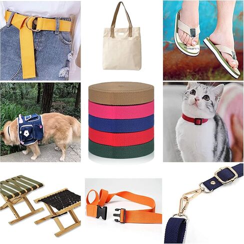 10 Yards 1 Inch Wide Black White Stripe Webbing Fabric Belt Heavy Weight Cotton Webbing for Handbag Polyester Soft Webbing Key Fob Nylon Strap Dog Collar in Saudi Arabia