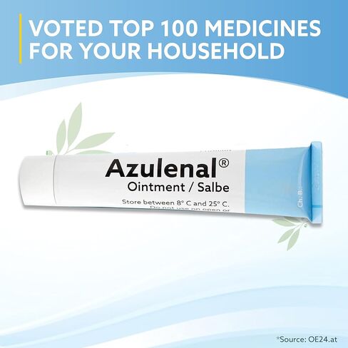Ointment with Guaiazulene | Ointment for Diaper Rashes Itches Cuts & Sore Nipples | Suitable for Use for Babies and Nursing Mothers | Made in Europe (1 x 50 g) in Saudi Arabia