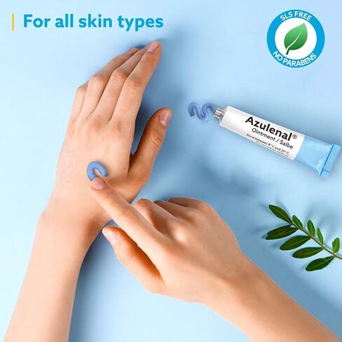Ointment with Guaiazulene | Ointment for Diaper Rashes Itches Cuts & Sore Nipples | Suitable for Use for Babies and Nursing Mothers | Made in Europe (1 x 50 g) in Saudi Arabia