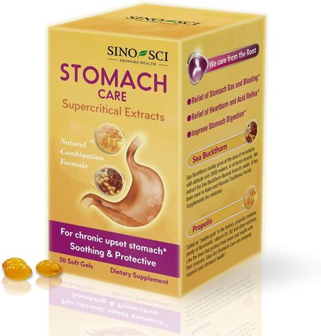 Sino-Sci Stomach Care - Stomach Relief of Stomach Gas and Bloating, Stomach Digestion, Relieve Heartburn and Acid Reflux, 30 Counts in Saudi Arabia