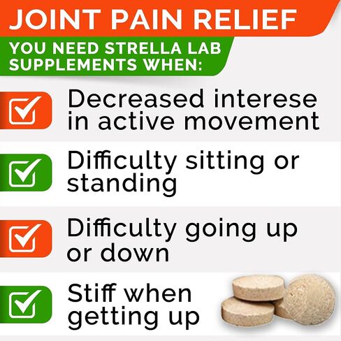 أقراص الجلوكوزامين للكلاب - مكمل مشترك مع زيت السمك أوميغا 3 - كوندرويتين، MSM - مضغ قابل للحركة متقدم - تخفيف آلام المفاصل - العناية بالورك والمفاصل - 120 قيراط - صنع في الولايات المتحدة الأمريكية in Kuwait