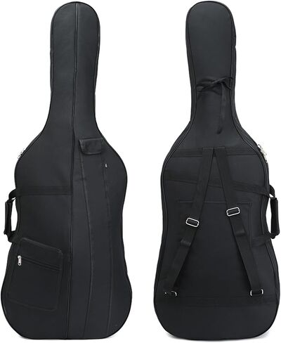 Cello Case Soft Padded for Cello 1/4, Cello Travel Gig Bag with Multiple Pockets, Thick Padded Cello Gig Bag with Adjustable Shoulder Straps & Handle in Kuwait