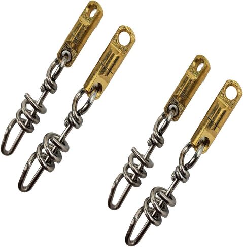 Lobo Lures Quick Release Big Game Marlin Fishing Heavy Duty Aussie Style Ball Bearing Dredge Corkscrew Swivels in Saudi Arabia