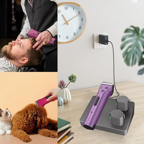 حامل شاحن بطارية مع نوع C، متوافق مع wahl Arco وArco SE pet Dog Clipper موديل 0114-300/1854-7988/1854/1855 (حامل الشاحن) in Kuwait