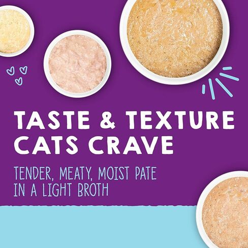 Stella & Chewy’s Carnivore Cravings Purrfect Pate Cans – Grain Free, Protein Rich Wet Cat Food – Chicken & Chicken Liver Recipe – (2.8 Ounce Cans, Case of 12) in Saudi Arabia