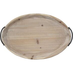Stratton Home Decor Stratton Home Decor Stratton Natural Wood Oval Tray 18. 0 X 3. 54 X 12. 00 in Saudi Arabia