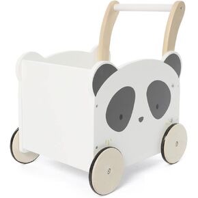 مشاية أطفال خشبية من باندا - ألعاب دفع وسحب 2 في 1 للأطفال الصغار، مشاية تعليمية مع عجلات للأطفال البنات والأولاد من عمر 1 إلى 3 سنوات in Kuwait