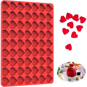 Heart Silicone Molds for Gummy, Candy, Chocolate, Small Homemade Treats Molds with Scraper (1 PCS heart) in Saudi Arabia
