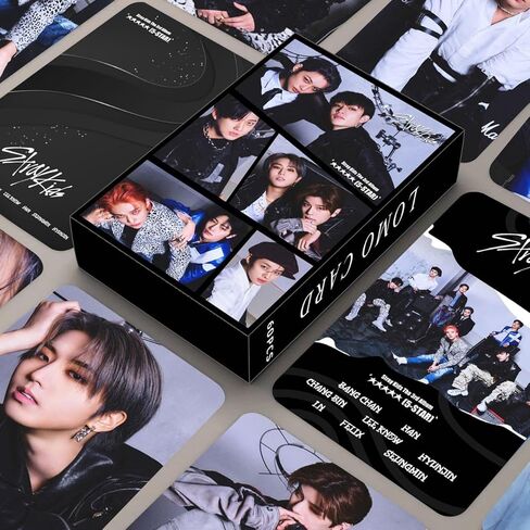 PEIBANG 180 pcs / 5 box Straykids Photocard Kids 5-STAR Album Cards Straykids Lomo Cards KPOP Straykids Photocard Gift for Fans Daughter Straykids Album Cards 5-STAR Photocards Straykids Merch in Kuwait