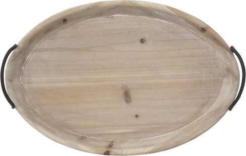 Stratton Home Decor Stratton Home Decor Stratton Natural Wood Oval Tray 18. 0 X 3. 54 X 12. 00 in Saudi Arabia