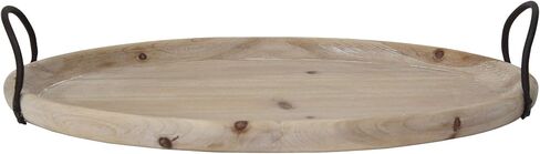 Stratton Home Decor Stratton Home Decor Stratton Natural Wood Oval Tray 18. 0 X 3. 54 X 12. 00 in Saudi Arabia