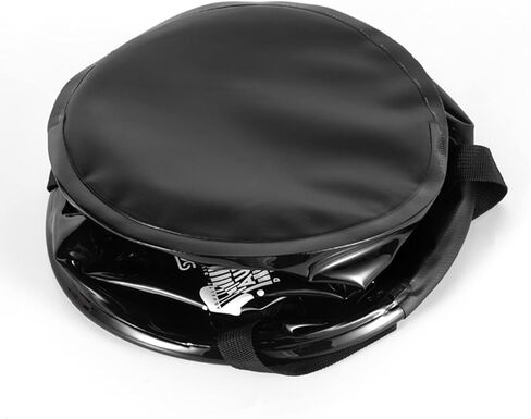 اس جي سي بي دلو قابل للطي سعة 4 جالون مصنوع من بلاستيك PVC مضاد للتسرب وقابل للطي مع مقبض لغسل السيارة في الهواء الطلق والسفر والتخييم والنزهات والمشي لمسافات طويلة والصيد والبستنة in Kuwait