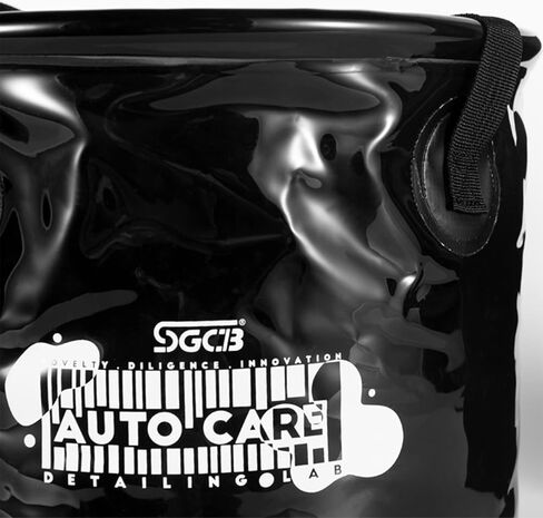 اس جي سي بي دلو قابل للطي سعة 4 جالون مصنوع من بلاستيك PVC مضاد للتسرب وقابل للطي مع مقبض لغسل السيارة في الهواء الطلق والسفر والتخييم والنزهات والمشي لمسافات طويلة والصيد والبستنة in Kuwait