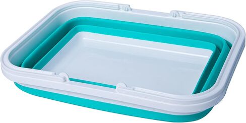 AUTODECO Collapsible Sink with Handle Towel, 2.37 Gal / 9L Foldable Wash Basin for Washing Dishes, Camping, Hiking and Home in Saudi Arabia