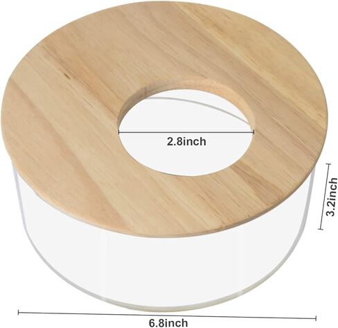 صندوق حمام رمل كبير للهامستر، صندوق حمام رمل اكريليك شفاف وحمام الهامستر، ملحقات للمنزل والهامستر in Kuwait