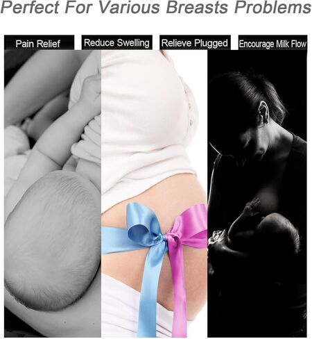 عبوات علاج الثدي، عبوة ثلج للثدي، وسادات الثدي للرضاعة الطبيعية، وسادة جل الثدي المهدئة الساخنة والباردة للأمهات المرضعات (عبوتان) in Kuwait