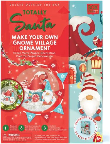Handstand Kitchen Box CanDIY Totally Santa Make Your Own Gnome Village Ornament Arts & Crafts for Ages 6 to 11 in Kuwait