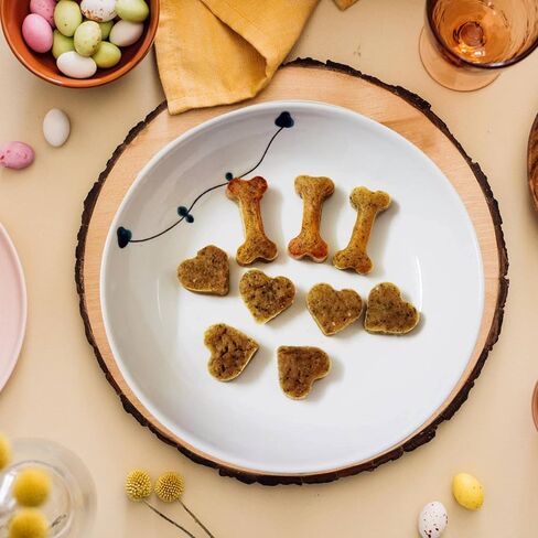 قوالب حلوى الكلاب من سوفلييم، قوالب سيليكون صغيرة لعظام الكلاب، صانعة مكافآت الكلاب، قوالب بسكويت الكلاب مع مكشطة (قطعة واحدة من العظام الصغيرة) in Kuwait