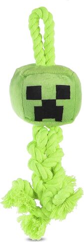 Minecraft for Pets Diamond Sword Rope Squeaker Toy for Dogs | Officially Licensed Mojang Studios Pet Products | Rope Dog Toy, Dog Chew Toy, Gifts for Kids Who Love Video Games 12 Inch in Saudi Arabia
