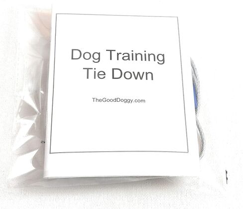 Dog Training Tie Out Cable, 3 Ft Begging Jumping Destructive Chewing Housetraining Counter Surfing Teething Puppy Potty Training Tether Chew Proof Cable (Tie-Down with Eye Screw) in Kuwait