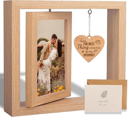 Romantic Couples Picture Frames Anniversary Birthday Gifts for Her Girlfriend Graduation Gifts for Him Boyfriend, Wedding Gifts for Couples Wife Husband, Happy Anniversary (Anniversary Photo Frame 3) in Kuwait