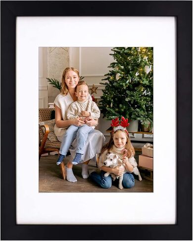 Golden State Art, A2 Black Photo Frame - Solid Wood And Display 16.5X23.4 Picture Without Mat -Acrylic Glass (Wall Display) in Saudi Arabia