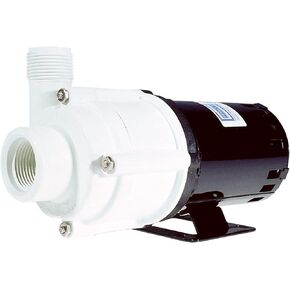 Little Giant 2-MDQX-SC 115-Volt, 1/30 HP, 640 GPH Magnetic Drive Aquarium Pump, 6-Ft. Cord, Black/White, 580507