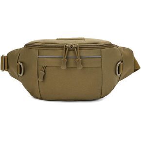 BraveHawk OUTDOORS Tactical Waist Bag, Nylon Oxford Utility Multipurpose EDC Crossbody Sling Pack Chest Daypack in Kuwait