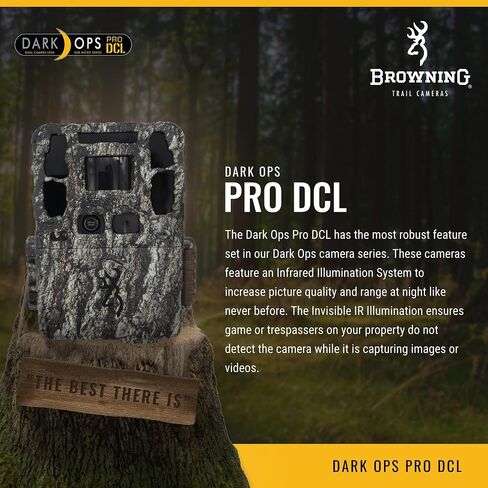 Browning Trail Cameras Dark Ops Pro DCL - BTC-6DCL - كاميرا الألعاب، كاميرا الحياة البرية التي تنشط بالحركة in Saudi Arabia