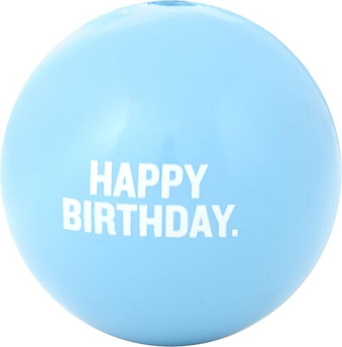 Planet Dog Orbee-Tuff Happy Birthday Ball Blue Treat-Dispensing Dog Toy in Saudi Arabia