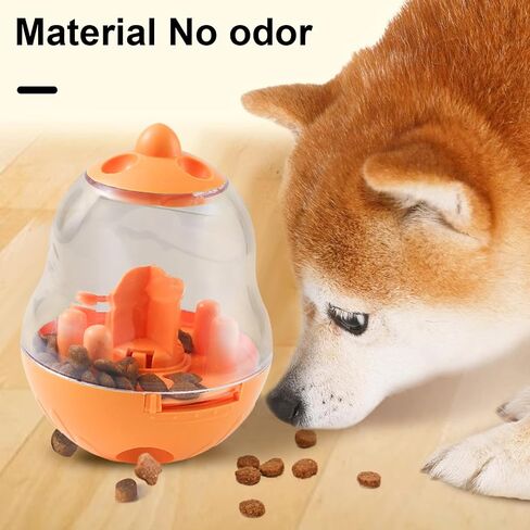 PERZOE Treat Tower Dog, Slow Feeder Toy for Dog Mental Stimulation, Dog Enrichment Toy, Feeders Treat Dispensing Mentally Stimulating Toys (Yellow) in Saudi Arabia