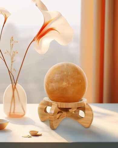 Gouyisi Pedestal Stand for Display-Bamboo Riser for Decor-Display Stand Home Decor Holder for Himalayan Salt Lamp, Home pod 2, Decorative Bowl, Crystal Ball, Small Plant Pot in Kuwait