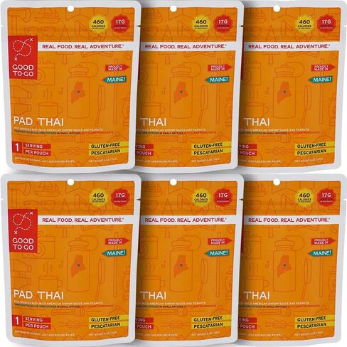 GOOD TO-GO Pad Thai | Camping Food, Backpacking Food | Just Add Water Meals, Backpacking Meals | Dehydrated Meals Taste Better Than Freeze Dried Meals in Saudi Arabia
