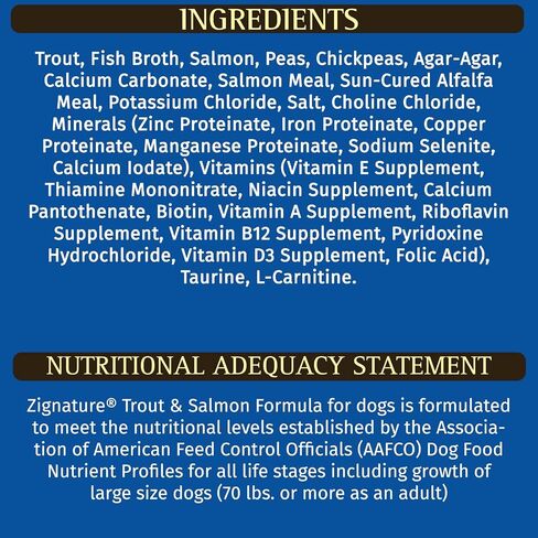 Zignature Trout And Salmon Canned Dog Food 13oz, case of 12 in Saudi Arabia