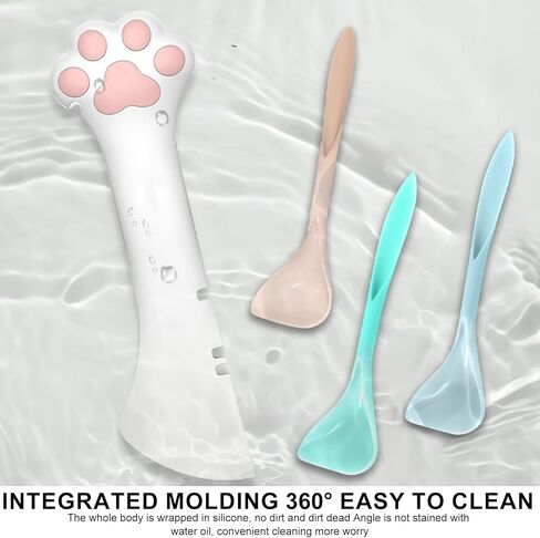 HOMURY Pet Food Can Spoon: 3 Pcs Pet Food Can Covers with 4 Pcs Food Mixing Spoons Silicone Pet Food Can Spoons Food Storage Pet Cat Supplies, Universal Pet Food Can Supplies Set for Dogs Cats in Kuwait