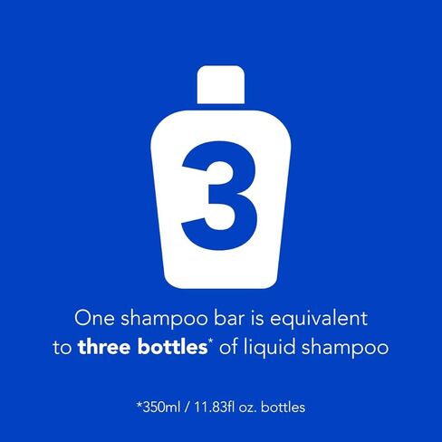 ايثيك شامبو مغذي للكلاب من باو واو بار - خال من البلاستيك، نباتي، لم يتم اختباره على الحيوانات، صديق للبيئة، 3.27 اونصة (عبوة من قطعة واحدة) in Kuwait