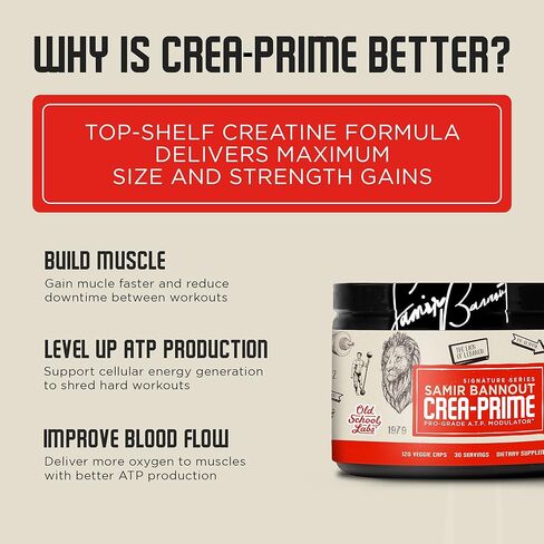 Old School Labs Samir Bannout Signature Series Crea-Prime in Kuwait