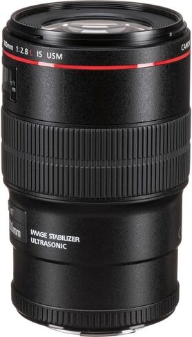 عدسة Canon EF 100mm f/2.8L Macro هي عدسة USM (3554B002) + طقم مرشح + حافظة غطاء + طقم تنظيف + المزيد (متجدد) in Saudi Arabia