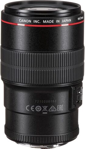 عدسة Canon EF 100mm f/2.8L Macro هي عدسة USM (3554B002) + طقم مرشح + حافظة غطاء + طقم تنظيف + المزيد (متجدد) in Saudi Arabia