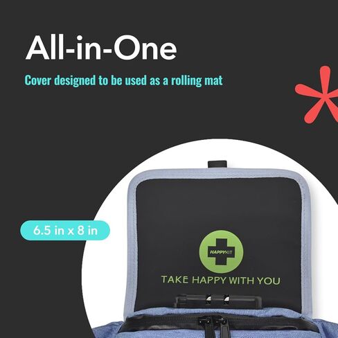 مجموعة هابي كيت هابي باك، مع ملحقات، حقيبة السفر المثالية، حقيبة فاني مقاومة للرائحة والماء مع بطانة، رمادي in Kuwait