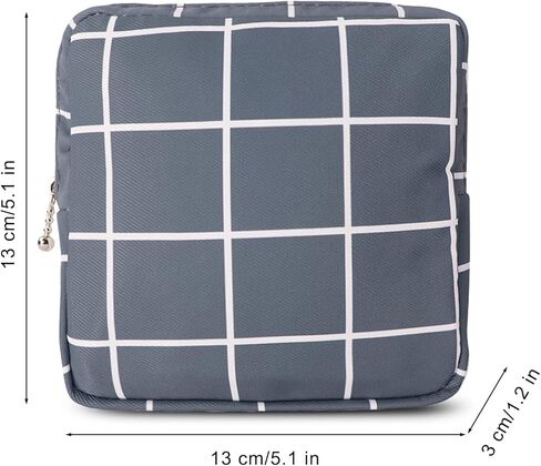 حقيبة تخزين المناديل الصحية، قطعتان من جراب كأس الحيض ، قماش قطني محمول صحي مناديل تخزين حقائب تخزين أنثوي الحيض الأولى حقيبة للفتيات والسيدات (شبكية) in Kuwait