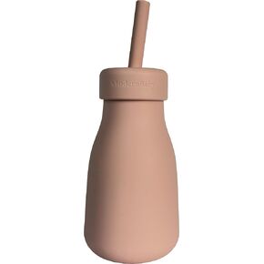 كوب الشرب المصنوع من السيليكون من ModernBaby، 8.5 أونصة / 250 مل، من 6 إلى 24 شهرًا (رمادي حليبي) in Kuwait