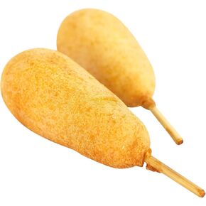Perfect Stix Wooden Corn Dog Sticks. 12 x 3/16 Semi-Pointed Corn Dog Sticks. Wooden Skewers Pack of 100 Count. in Kuwait
