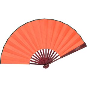 Chinese Folding Fan Hand Fan with Traditional Chinese Arts Handicraft Black 13inch