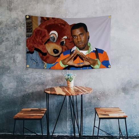 راية علم كاني 3 × 5 قدم، اعلام مضحكة للغرفة، بساط حائط رائع على شكل كهف رجل مع حلقات نحاسية لغرفة السكن الجامعي in Kuwait