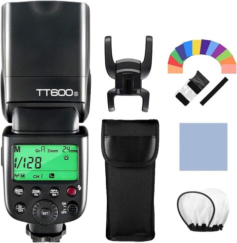 فلاش كاميرا Godox TT600S Thinklite Speedlite GN60 مدمج 2.4G نظام X لاسلكي مع وظيفة رئيسية وسليفة لكاميرات Sony Muiti Interface MI Shoe in Saudi Arabia