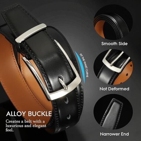 حزام فستان رجالي من BELTROAD أحزمة جلدية للرجال جينز عمل كاجوال للجولف للرجال حزام جلد كلاسيكي هدايا عيد الميلاد in Kuwait