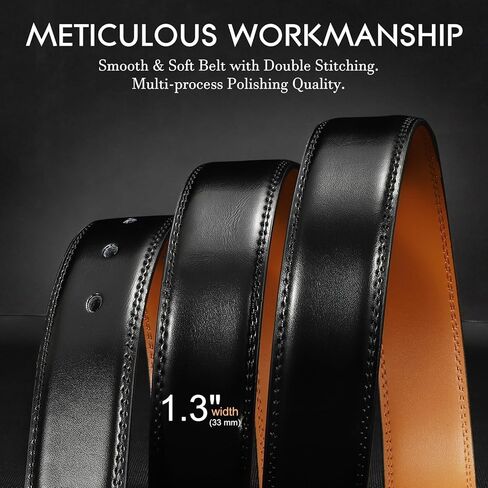 حزام فستان رجالي من BELTROAD أحزمة جلدية للرجال جينز عمل كاجوال للجولف للرجال حزام جلد كلاسيكي هدايا عيد الميلاد in Kuwait